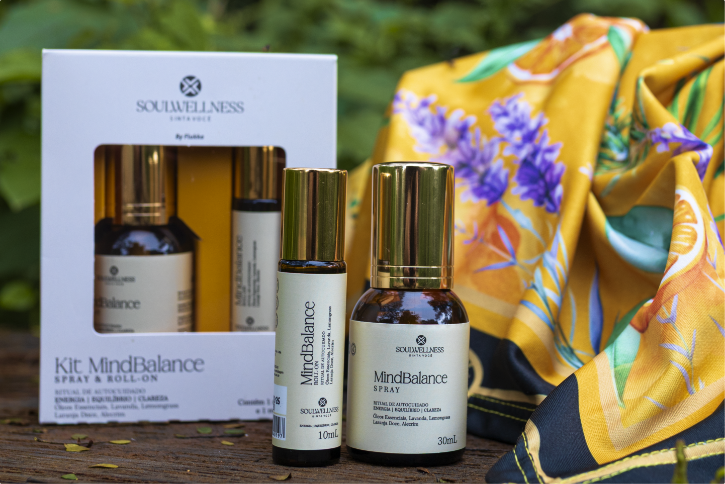 Kit MindBalance sobre a mesa